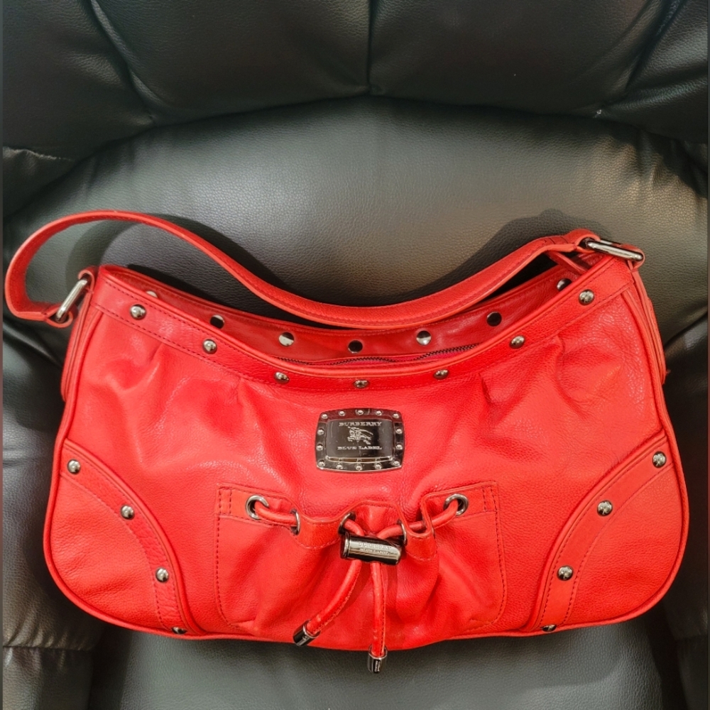 Burberry Leather Blue Label shoulder bag in excellent condition